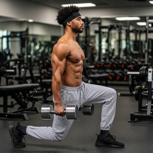 BRXL Sweatpants for Men 3 Pockets Athletic Training Track Joggers Stretch 29" Inseam Ankle Length Grey