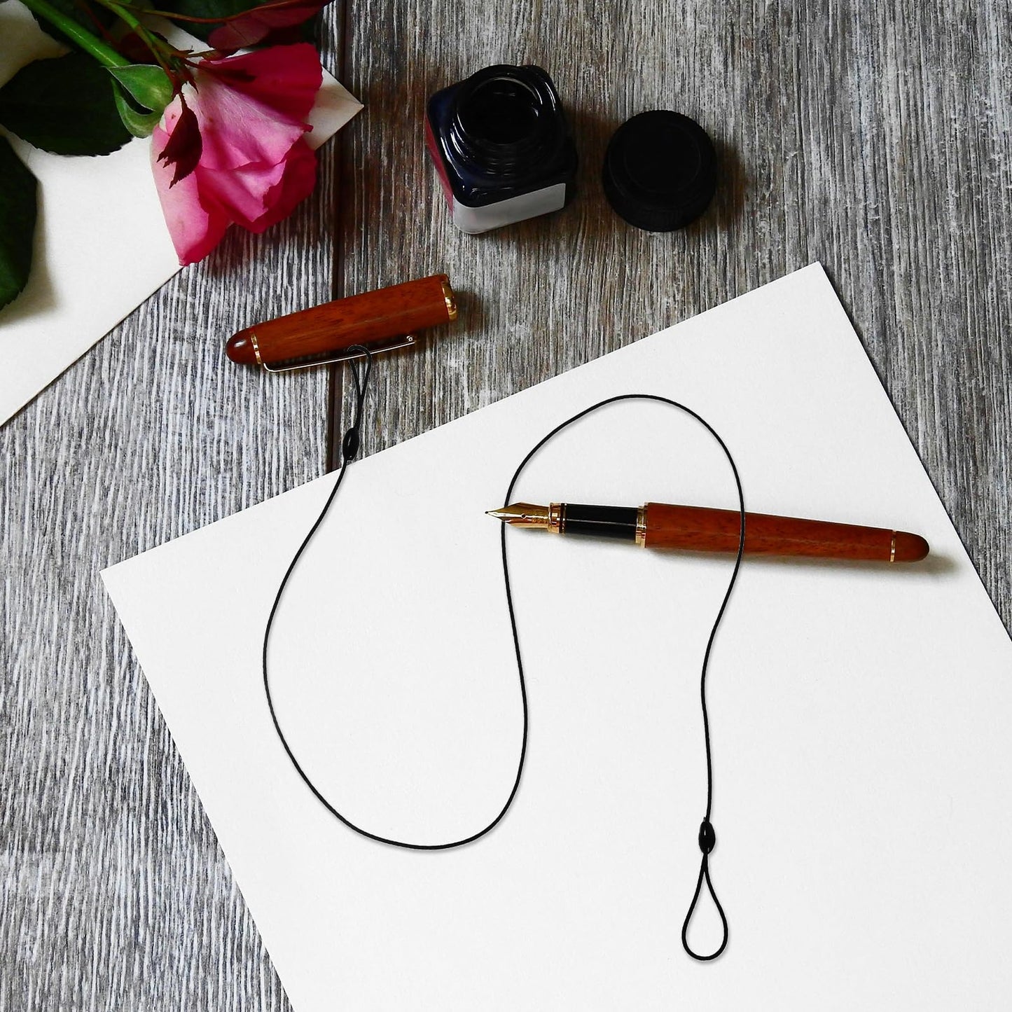 HOMSFOU 10pcs Stylus Tether Plastic Elastic Tether Lanyard for Touch Pens Anti-Lose Tablet Pens Spring Straps Tool to Tether a Drawing Pen to Touchscreen