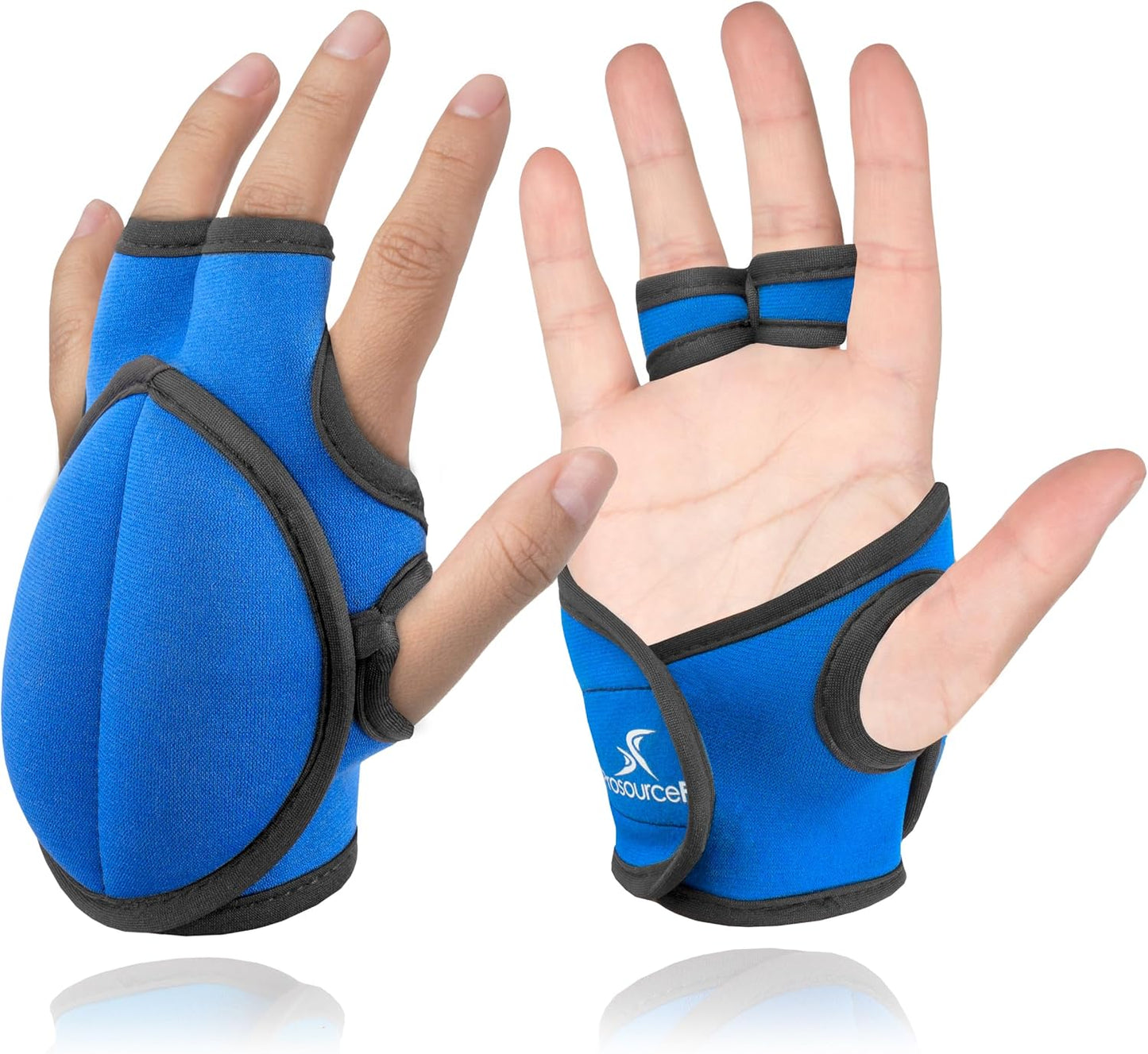 ProsourceFit Weighted Gloves - Heavy Duty 2 lb Neoprene for Sculpting & Aerobics | Comfortable Fit