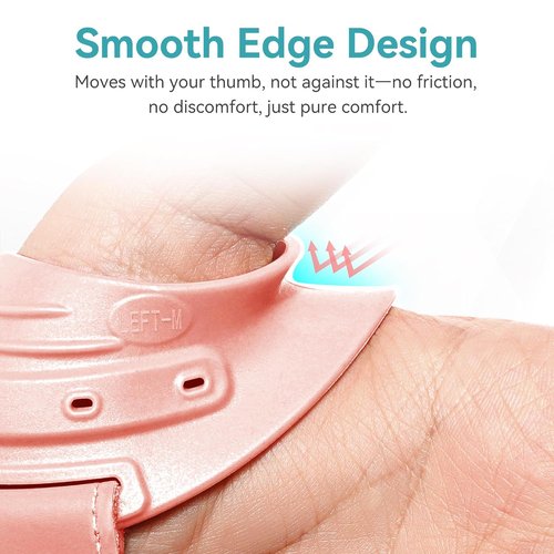 Fortemotus CMC Thumb Brace - Advanced Support for CMC Joint Pain Relief | Medium Pink for Right Hand