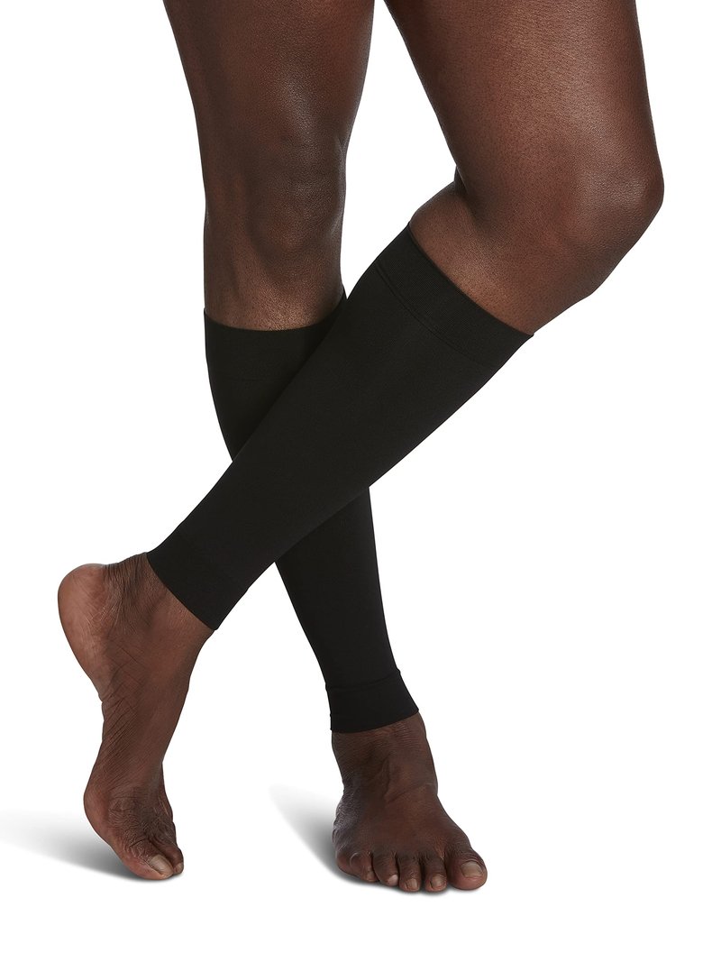 SIGVARIS Unisex Performance Compression Running Sleeve 412V 20-30mmHg,Black,Small