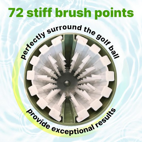 Wiz Bottle Golf Ball Cleaner Washer – Portable, Tool-Free, Patent-Pending Dirt Filter – Perfect Golf Gift for Tournaments, Men, Women, and Kids
