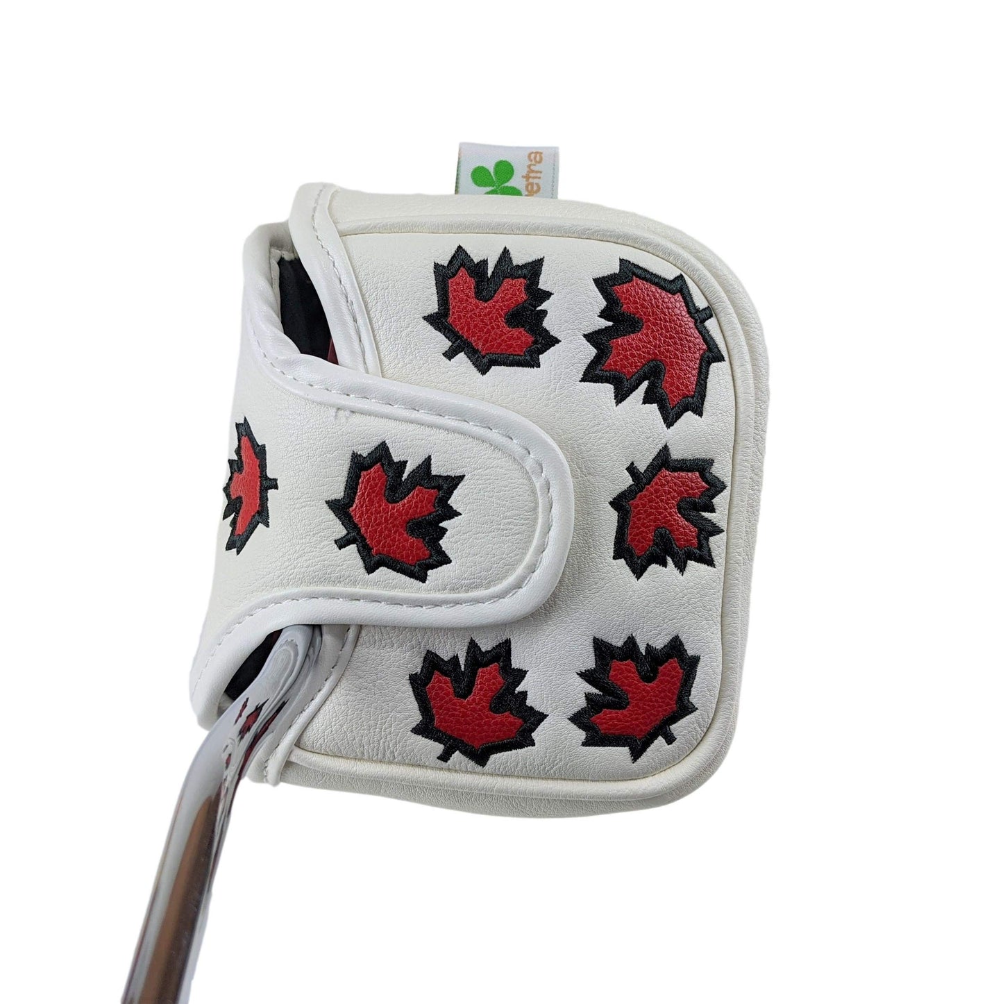 Foretra Driver Headcover Golf Club Covers Blade Square Mallet Putter Cover Head Cover Canada Maple Leaf Novelty Golf Accessories for Most Brands