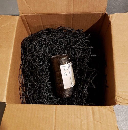 Deluxe Baseball Batting Cage Repair Kit - 8'x8' Heavy-Duty Netting #42 (54 Ply) & Twine