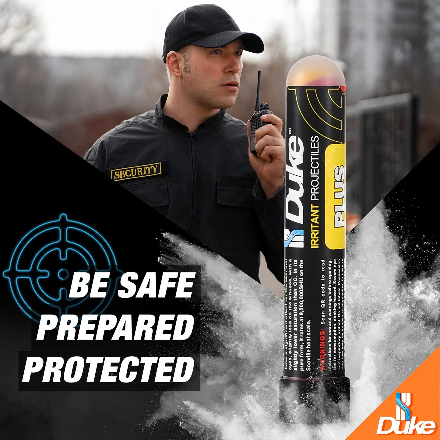 Duke 68 Cal Pepper Ball Projectiles (5% PAVA - Nonivamide), 7 Count - Plus Irritant Projectiles, Non Lethal Pepper Gun Balls for Self Defense Weapons, Professional-Grade, Weight: 3.3g