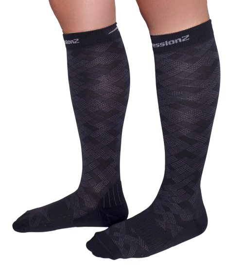 CompressionZ 20-30 mmHg Knee High Compression Socks Men & Women | Support Stockings for Travel, Nurses and Athletes