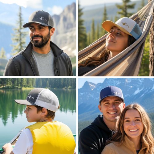 LINDO Trucker Hat [ The Great Outdoors: Gray/Black ]