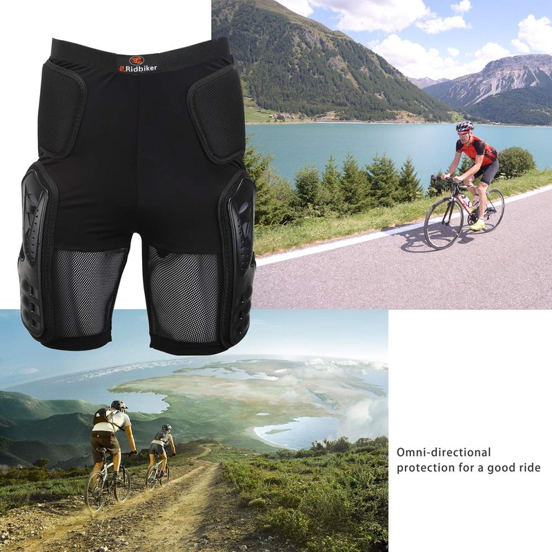 3D Butt Pads,Protective Padded Shorts for Snowboarding Gear,Impact Shorts Protection Hip Butt and Tailbone Pad for Skiing Skating