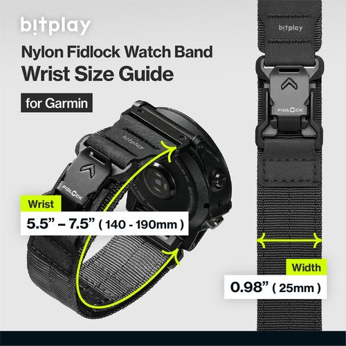 biyplay-GARMIN band Quickfit 26mm Fidlock Magnetic Buckle for Forerunner Descent Quatix fenix epix Pro D2 Series-Sand