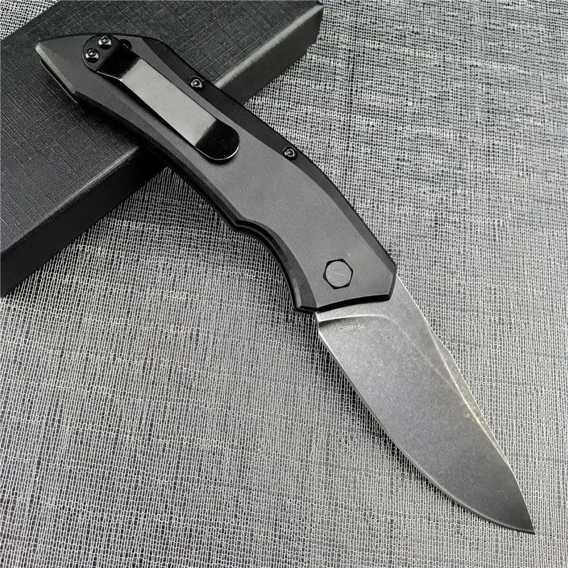 3.3'' 9Cr13MoV Steel Blade T6 Aviation Aluminum Handles Button Opening Speed Safe Assisted Outdoor Survival Knife EDC Hunting Tool Folding Pocket Knife with Clip