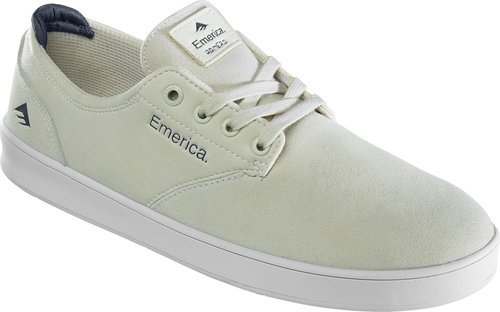 Emerica Romero Laced – Classic Lacing, Vulcanized Durability, Cushioned Feel, Everyday Skate Tan/Navy