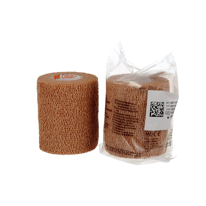 3M™ Coban™ Self-Adherent Wrap 1583, US Pallet, 3 Inch x 5 Yards, 24 Wraps/Case