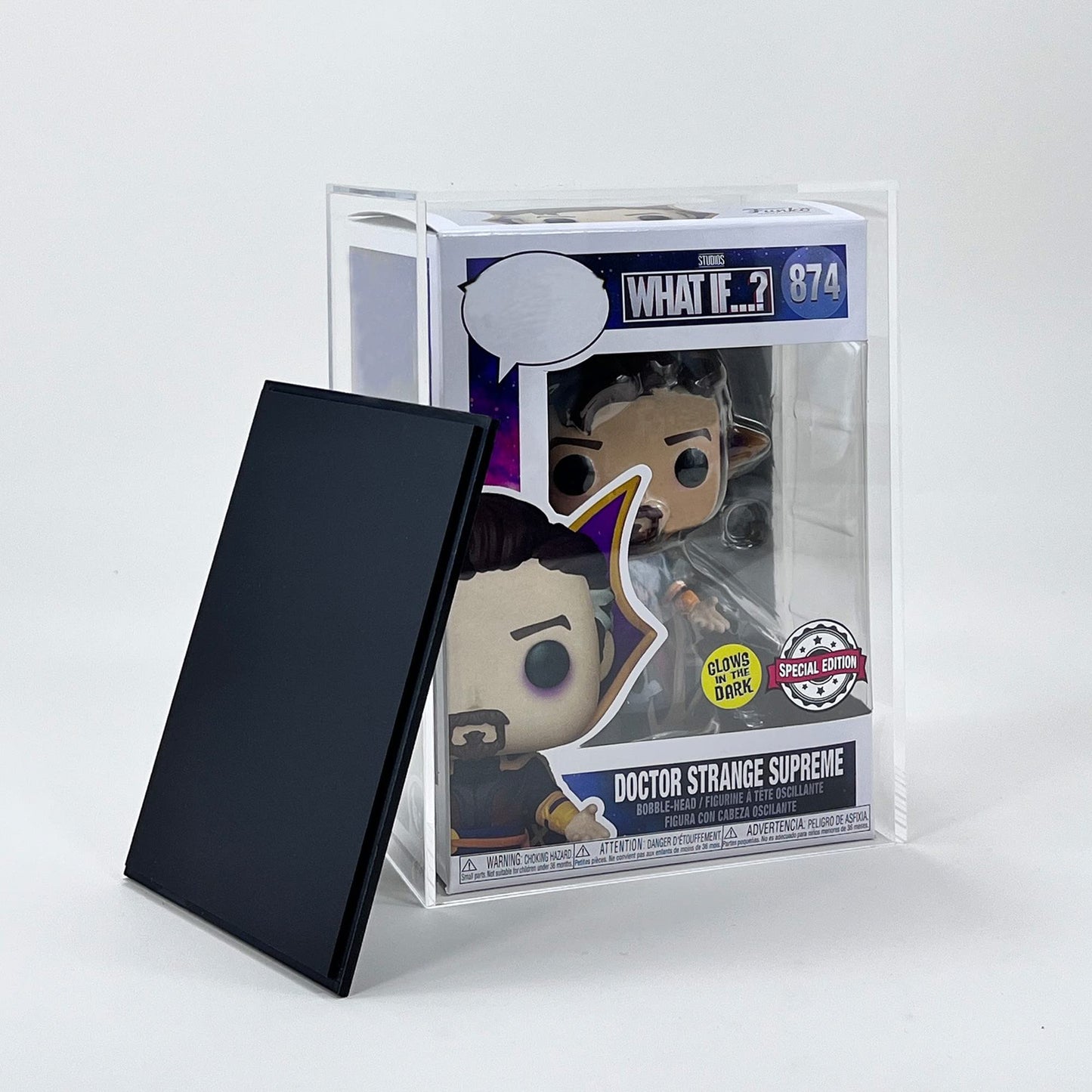 HEMYLU Clear Acrylic Pop Protector Compatible with Funko POP! 4 Inch Figurine, Dustproof Acrylic Display Case for Exclusive Collectible Vinyl Figures