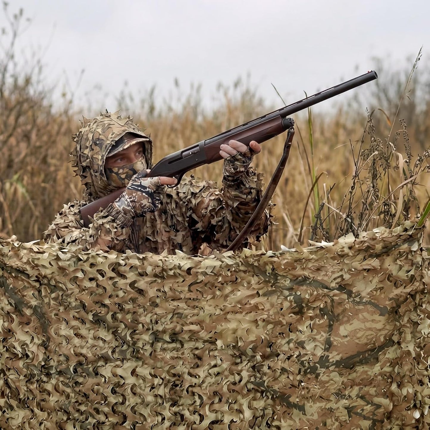 Sitong Camo Netting Roll - Versatile Hunting & Military Decoration | Sunshade, 10ft x 5ft
