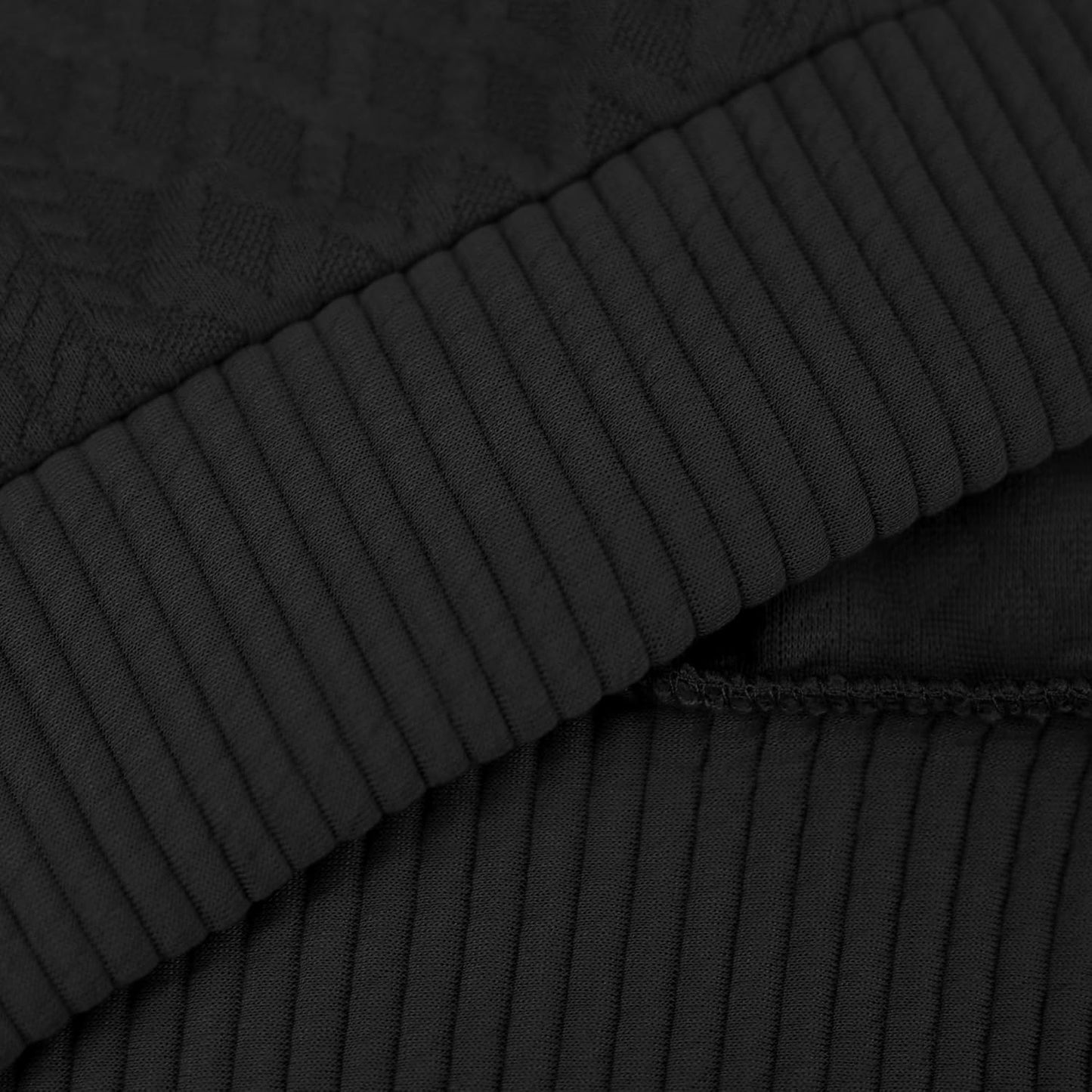 ZOCANIA Men's Sweatshirt - Block Striped Jacquard Design with Elbow Patches | Long Sleeve, Stand Collar