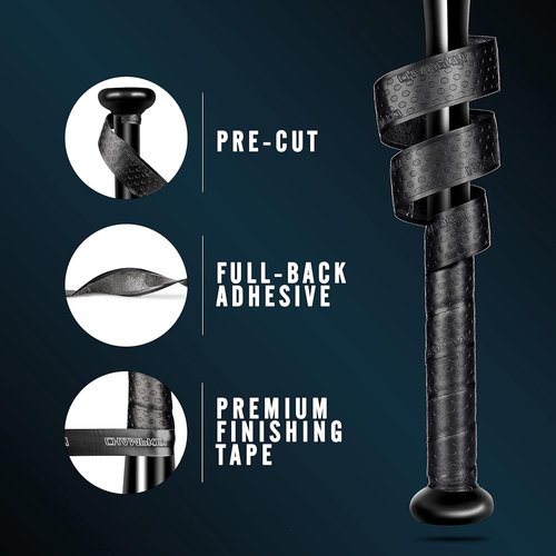 CHAMPKEY PRO 40" Bat Grip Tapes - All-Weather Performance | Precut & Full Adhesive | 2 Pack
