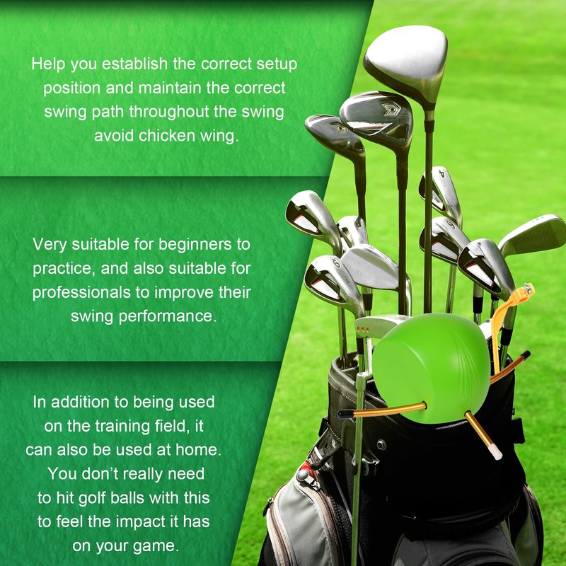 HRYOML The Connector Golf Training Aid - Golf Swing Trainer Aid for Posture Correction Practice, Suitable for Golfers of All Levels Looking to Improve Overall Game