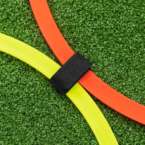 FORZA Agility Rings - 12 Pack Speed & Agility Training Equipment for Athletes | 10 Color Options Available