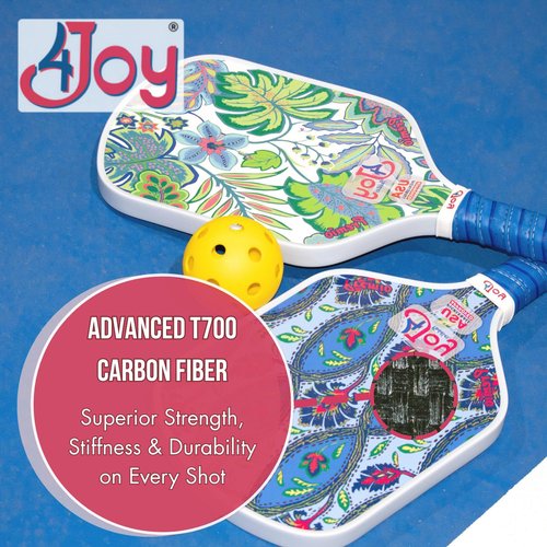 4Joy Pickleball Paddle Amp4 Series 14MM - Limited Edition Green Forest