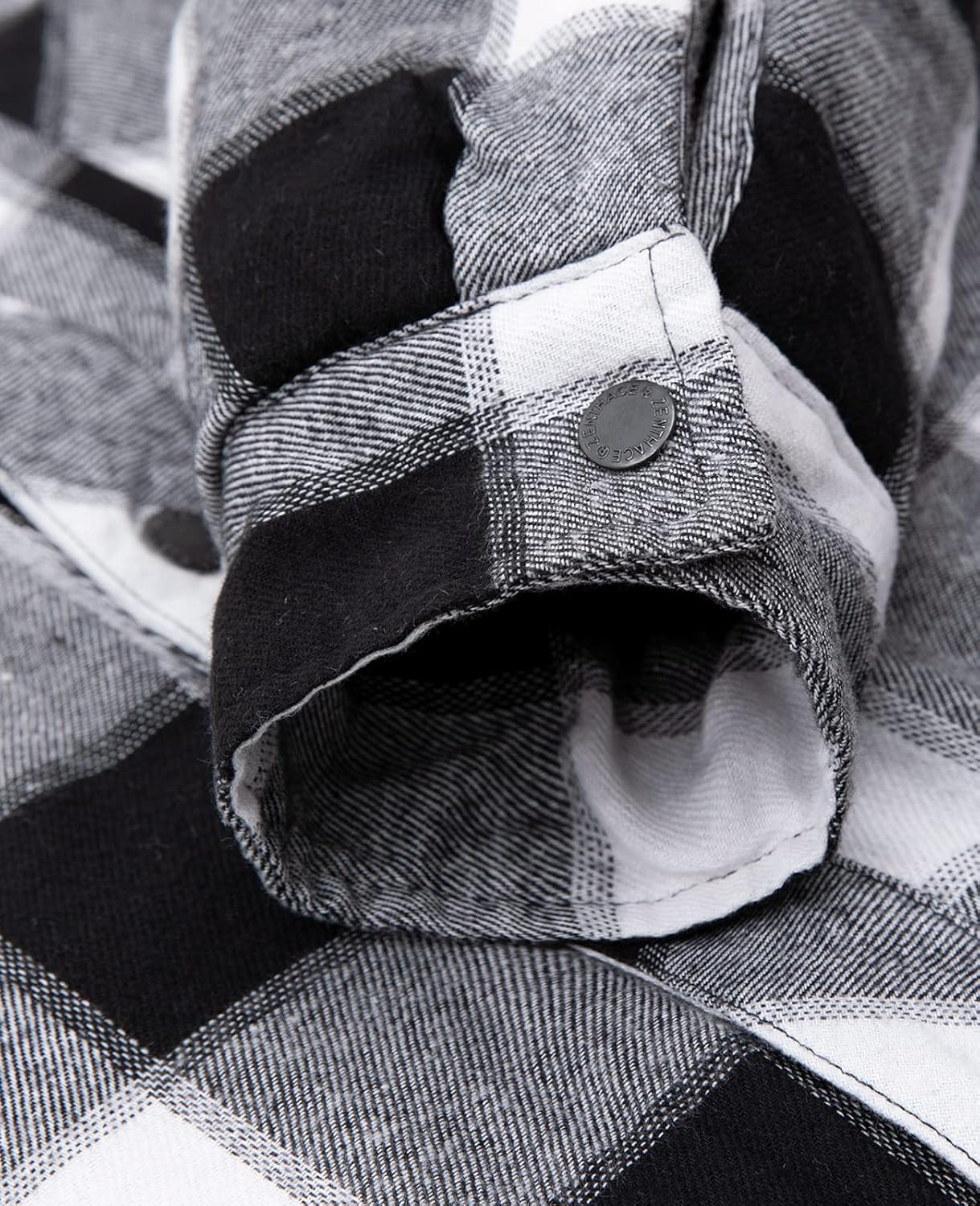 ThCreasa Men's Flannel Jacket - Quilted Lined Plaid Design with Hood | Stylish & Warm Outerwear