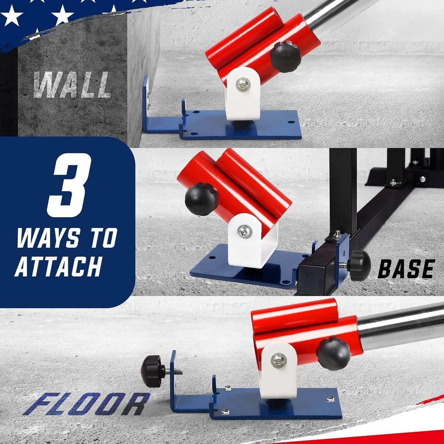 Yes4All Adjustable T Bar Row Attachment - Durable Landmine Handle with Textured Rubber Grip