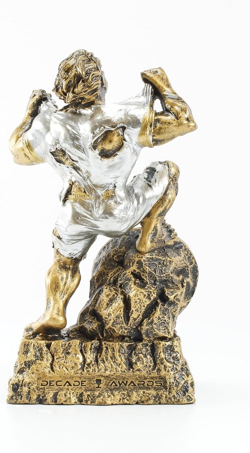 Decade Awards Monster Trophy - 6.75" Victory Award with Customizable Front Insert | Engraving Available