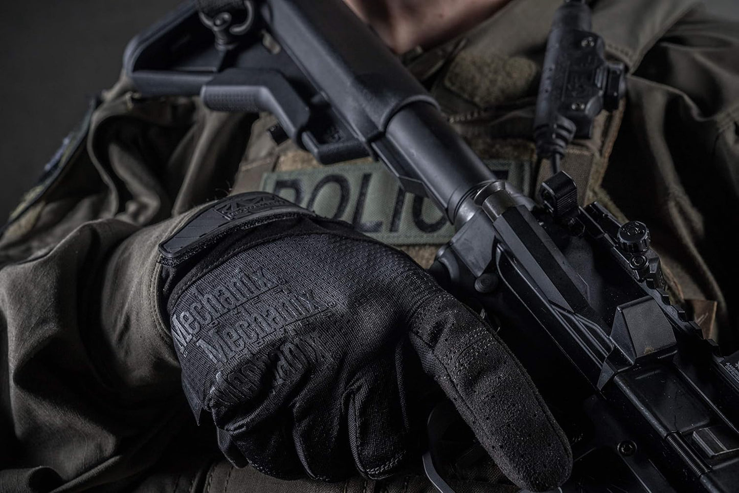Mechanix Wear Tactical Gloves - Ventilated High-Dexterity Field Work Gloves - Touchscreen Compatible | XX-Large Covert Black