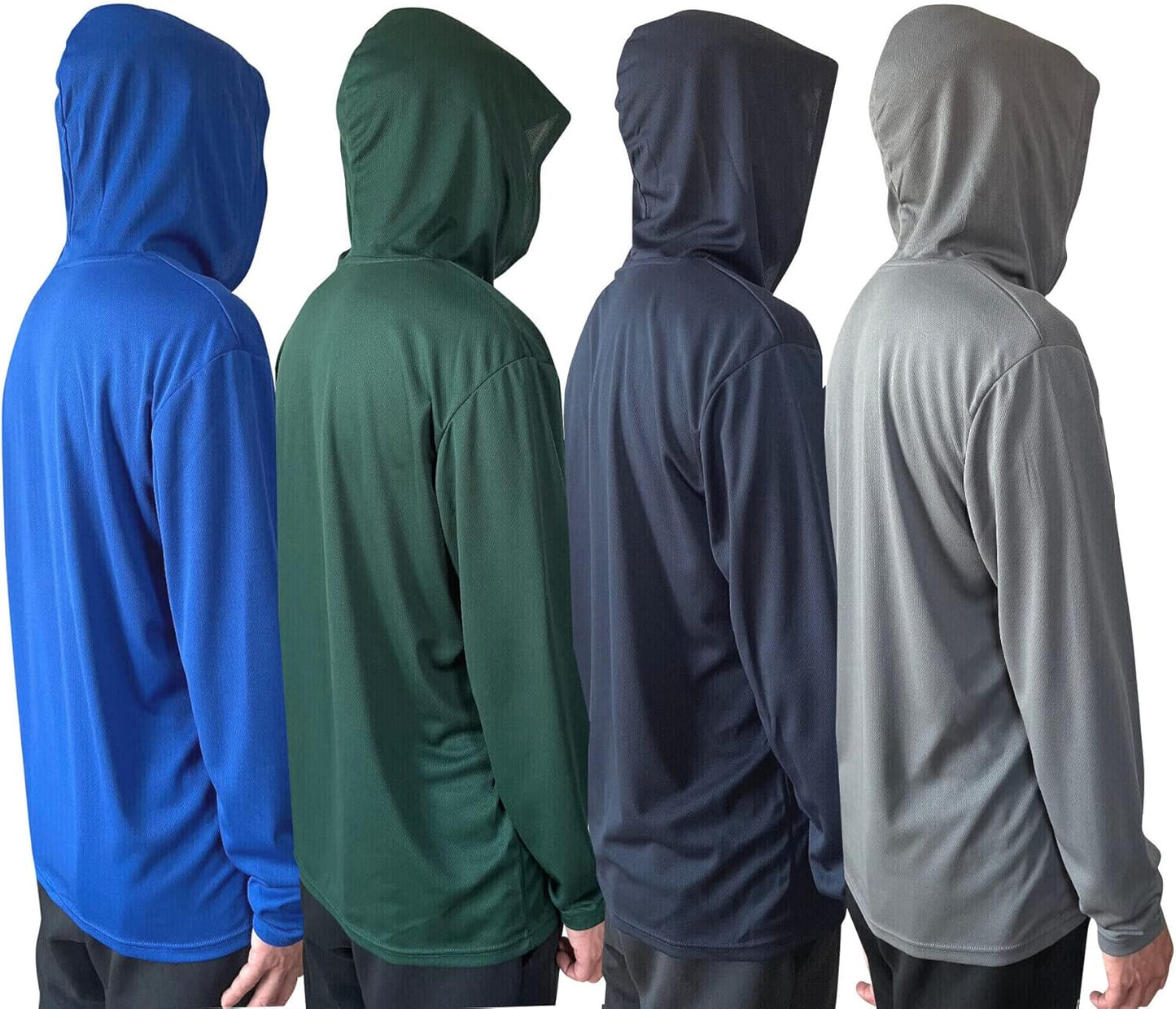 Skiennix UPF 50+ Sun Protection Long Sleeve T-Shirt - Breathable Workout Tee with Hood