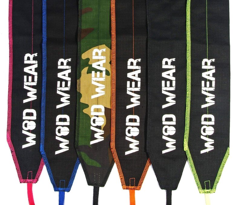 WOD Wear Wrist Wraps for Powerlifting, Strength Training, Bodybuilding, Cross Training, Olympic Weightlifting, Yoga Support - One Size Fits All (USA Flag)