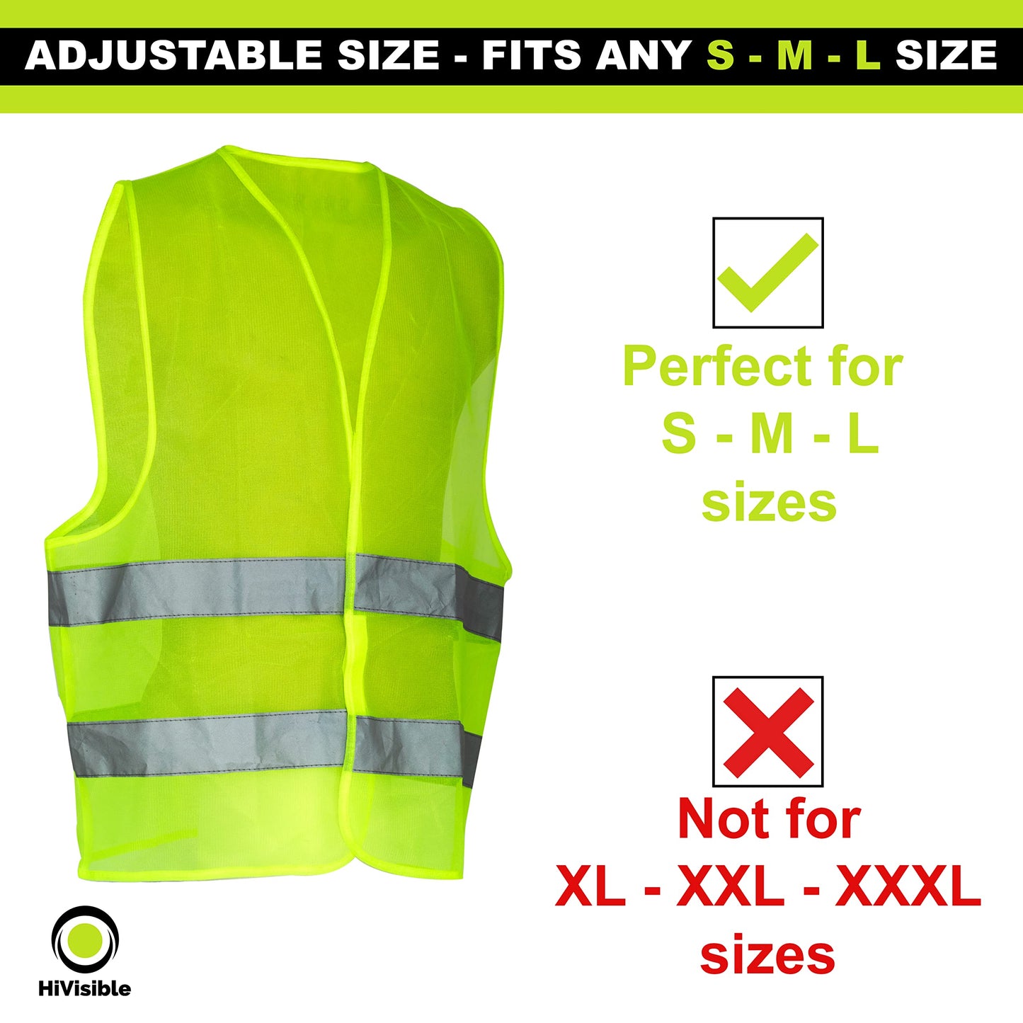 HiVisible Kids Reflective Toddler Safety Vest