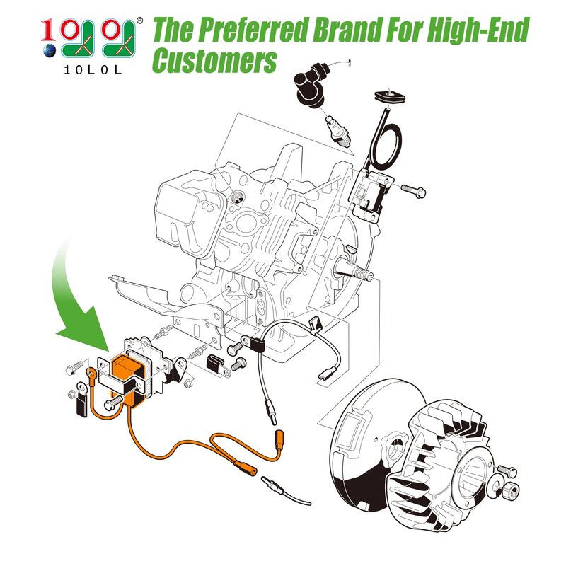 10L0L Golf Cart RPM REV Limiter Compatible with Club Car DS Gas Golf Carts 1997 and up, Replace OEM 1019094-01, Fits for FE290 FE350 Golf Cart