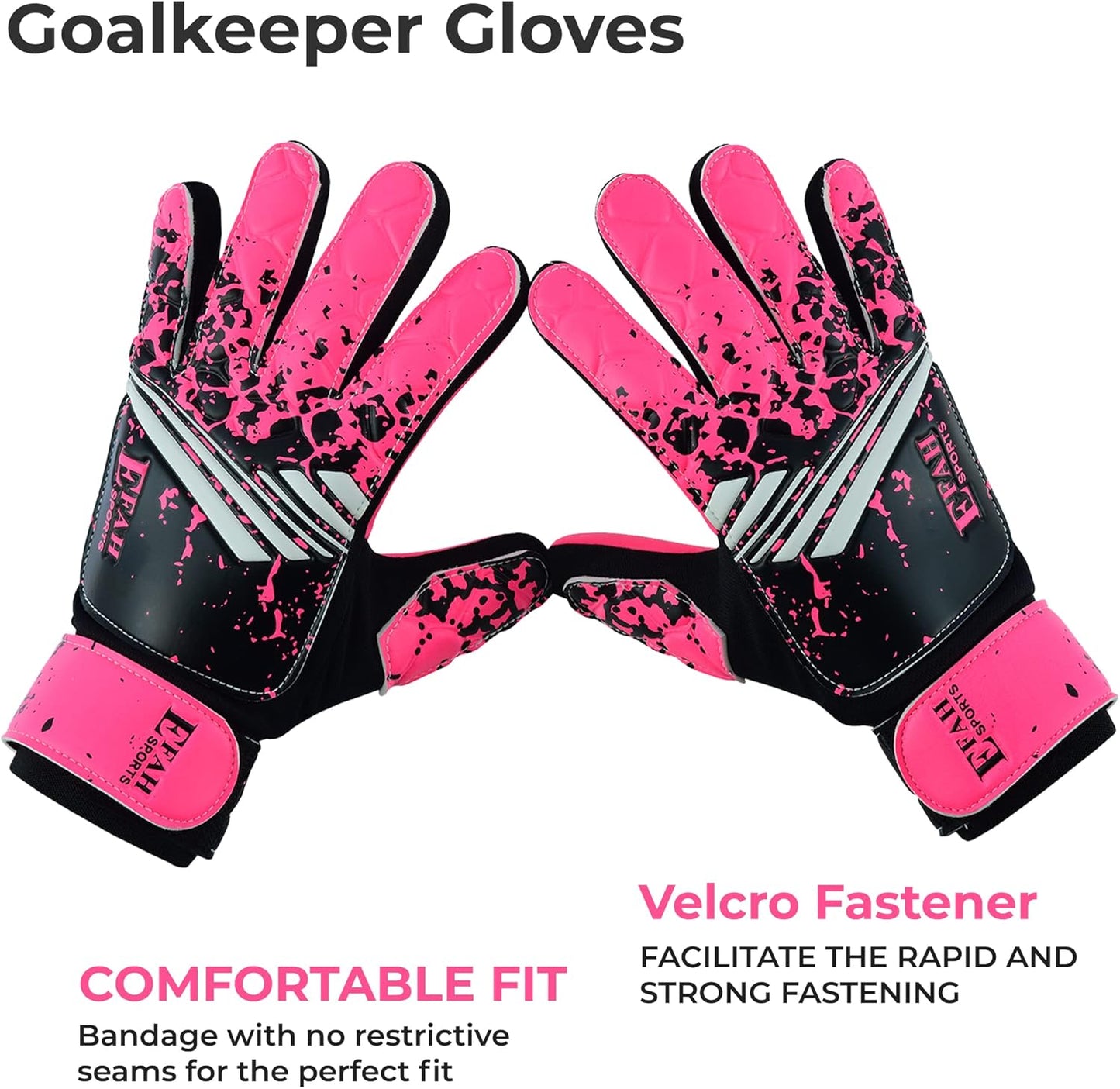 Skiennix Soccer Goalkeeper Gloves - Strong Grip for Kids & Youth | Perfect for Football Games