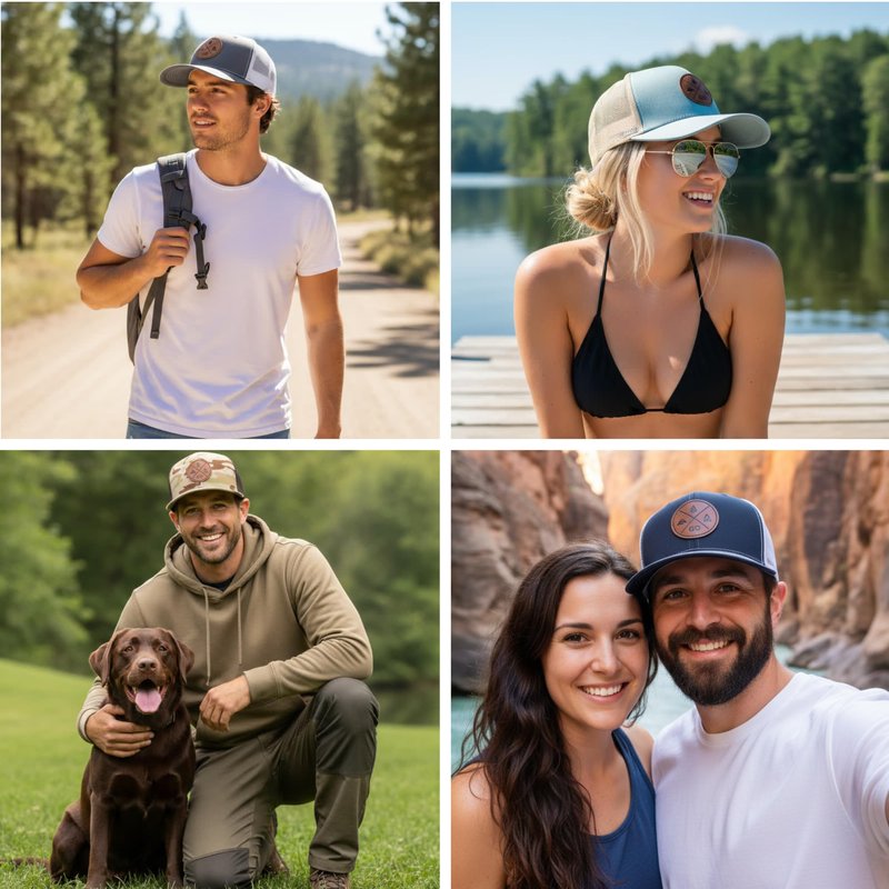 LINDO Trucker Hat - GO Outdoors (Graphite/Black)