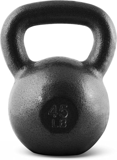 CAP Barbell Cast Iron Kettlebell - Durable Coated Options with Multiple Weight Choices