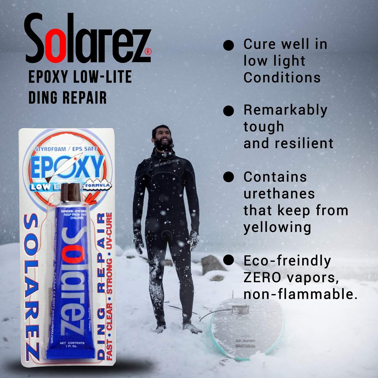 Solarez Epoxy | Low Light Formula for Superior Bonding - Ideal for All Projects