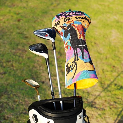 Funny Driver Headcover - Unique Graffiti Style - Waterproof Golf Gead Covers - Golf Club Covers with Soft Lining - Stylish Protection for Your Clubs