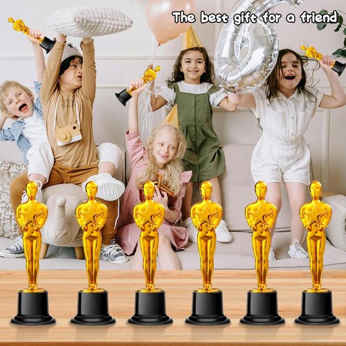 Hollywood Mini Plastic Trophy Award - Perfect for Parties, Contests & Employee Appreciation | Small Size