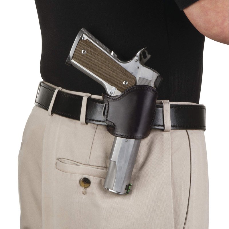 Bianchi Model 101, Foldaway Belt Slide Gun Holsters - Size 10 & 16 - Double Pack | Right Hand - Tan