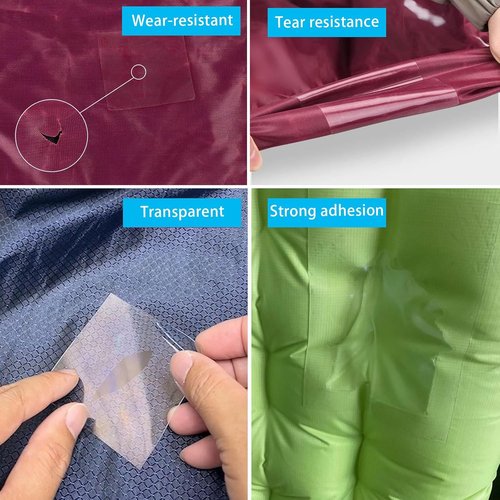Clear Waterproof Repair Tape by [Brand Name] - Heavy Duty 5 Inch x 10FT Patch for Fabric, Tarp, Tent, RV Roof & More