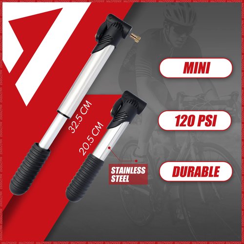 MASPODER Bike Tool Kit, Repair Kit with Frame Bag, Mini Pump, Multitool, Tire Lever Patches Bicycle Accessories Set for Adult Bikes Road Mountain MTB