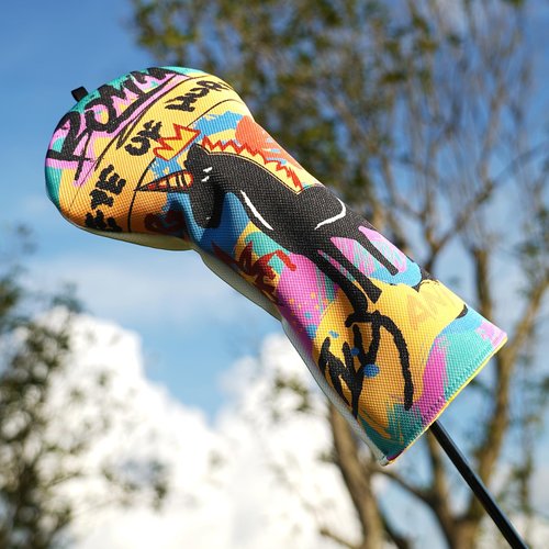 Funny Driver Headcover - Unique Graffiti Style - Waterproof Golf Gead Covers - Golf Club Covers with Soft Lining - Stylish Protection for Your Clubs
