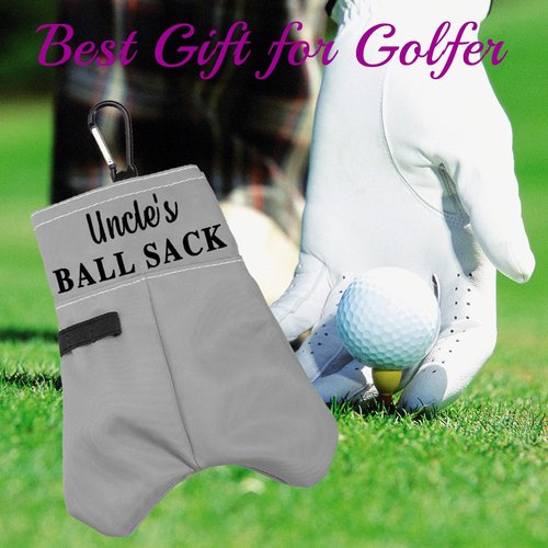 BLUPARK Uncle's Golf Ball Sack - Storage Pouch for Uncle