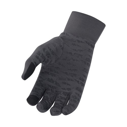 Eddie Bauer Touchscreen Warm Running Glove Liners, Standard Men's and Women's Cool Weather Gloves, Dark Grey, Large
