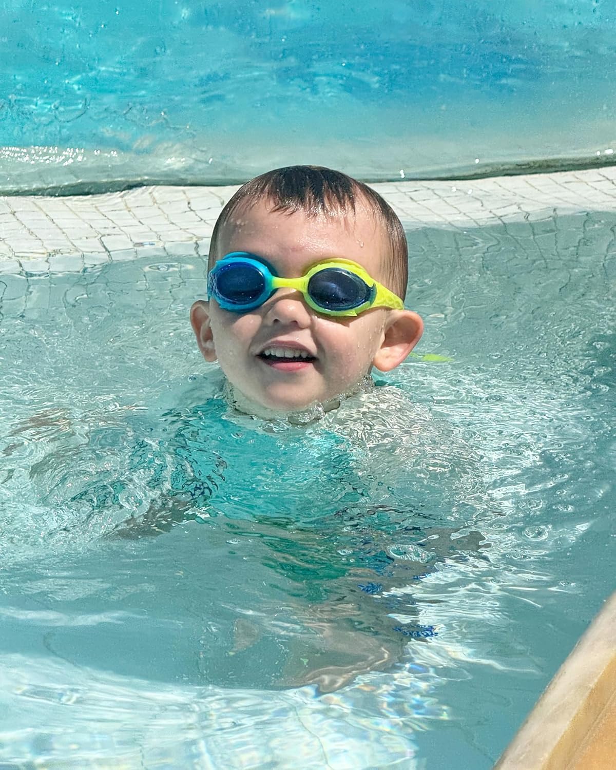 OutdoorMaster Kids Swim Goggles - Quick Adjustable Strap for Comfortable Fit | 2-Pack