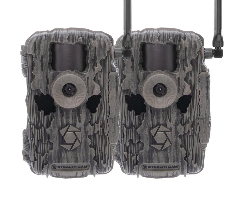 Stealth CAM Fusion X-Pro 2 Pack Dual Sim 36 MP Photo & 720P HD Video 0.4 Sec Trigger Speed Wireless Hunting Trail Camera - Available on AT&T & Verizon