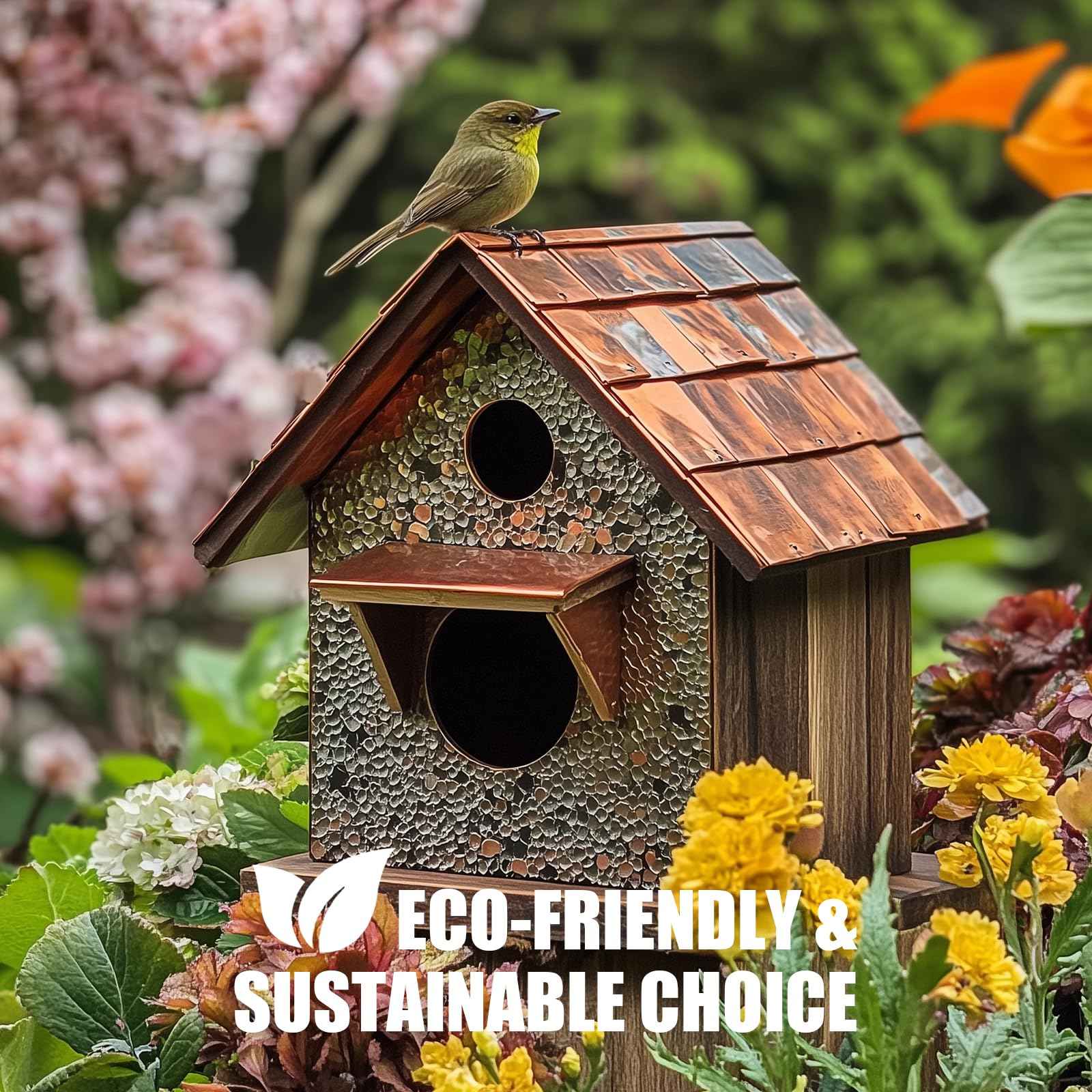 Royilink Copper Flashing Roll - 26 Gauge (0.016'/0.4mm) Thickness, 8in x 10ft, ASTM B152 99.95%+ Pure Copper, Roofing & DIY Project