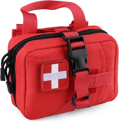 LIVANS Tactical IFAK Pouch - Tear-Away Molle Medical Bag for Outdoor Travel & Hiking | Pouch Only