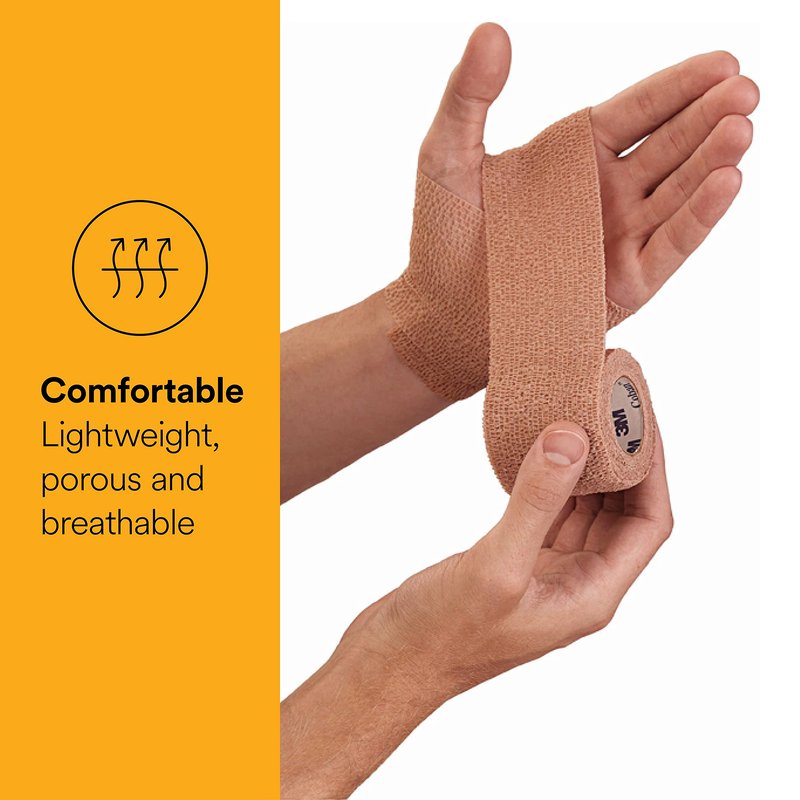 3M™ Coban™ Self-Adherent Wrap 1583, US Pallet, 3 Inch x 5 Yards, 24 Wraps/Case