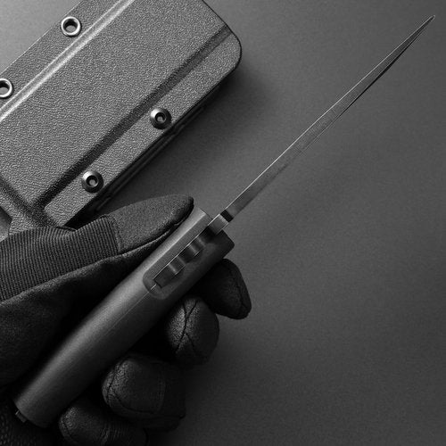 GTK34 Fixed Blade Knife AUS-8 Steel Blade Full Tang Nylon Fiberglass Handle Compact EDC Tool Fixed Knifes for Outdoor Camping Adventure Survival