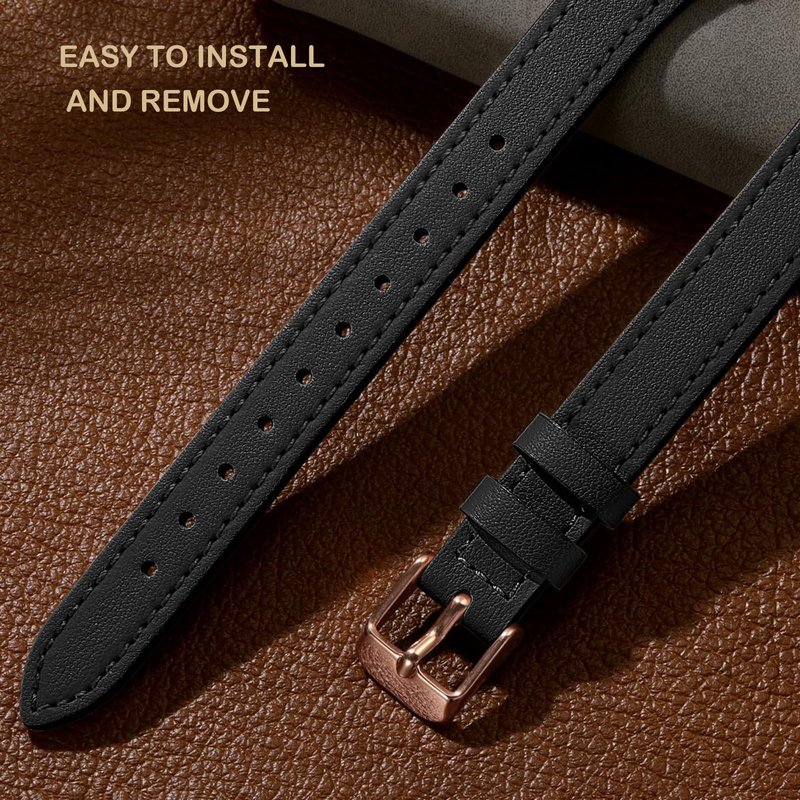 Slim Leather Band Compatible with Fitbit Inspire 3 Women,Top Grain Genuine Leather Strap Thin Wristband for Fitbit Inspire 2 1